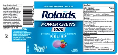 Rolaids Power Chews Berry Flavored (Rolaids Power Chews Berry Flavored)